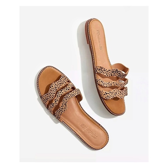 Madewell Shoes - Madewell | Cowhair Material Slip Sandals size‎ 9